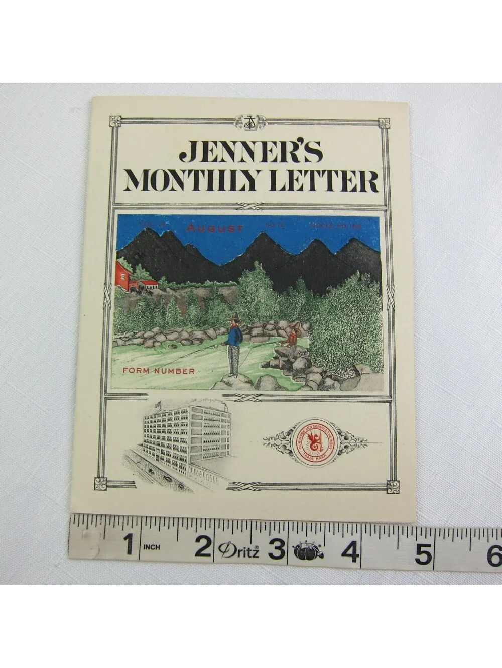 Jenner Co Steel & Copper Engraved Stationery Louisville KY Monthly Letter 1927
